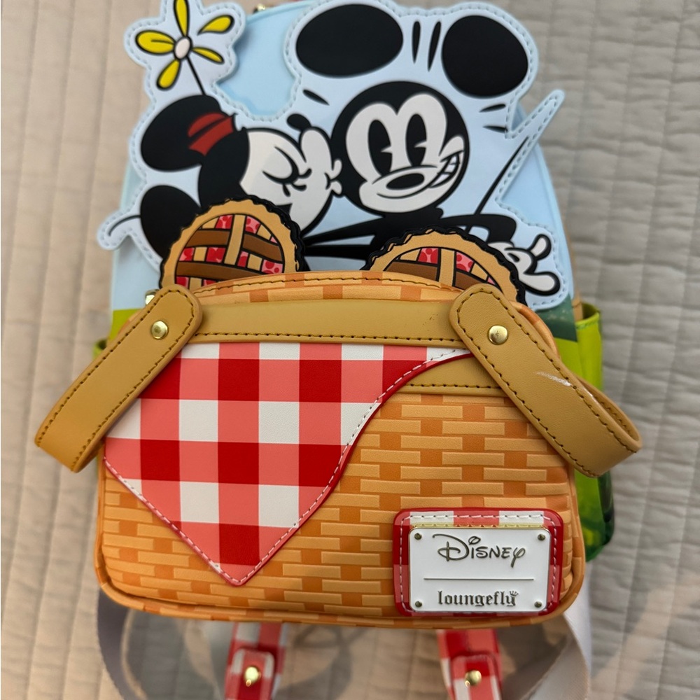 Loungefly Disney Picnic Basket Mini Backpack